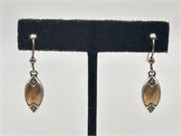 Brighton Look Silver tone and Gold tone Earrings