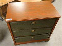 3-Drawer Painted Chest of Drawers