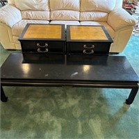 Medallion Coffee Table with 2 End Tables