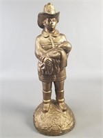 Molded Firefighter Statue
