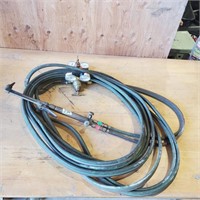 Torch Hoses w Guages and Cutting Tip