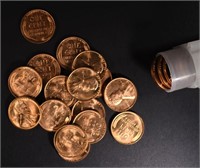 1940 BU LINCOLN CENT ROLL