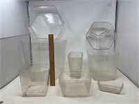 Assortment of Longaberger basket protectors in