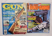 Vintage guns and ammo magazines