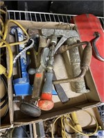 hand tools including drills and caulking guns