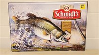 Schmidt's Premium Beer Trout Beer Sign