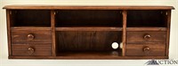 Pine Wall Shelf / Desktop w/ Drawers