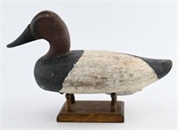 Talbot County hand carved Canvasback drake
