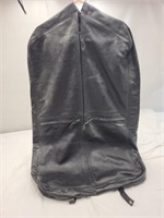 Vintage leather garment bag (24in x 42in)