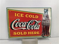 Vintage Tin Coca-Cola Sign