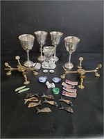 Silver Plated Goblets and Other Fine Collectibles