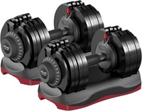 Ativafit 66LBS Pair Adjustable Dumbbell Set