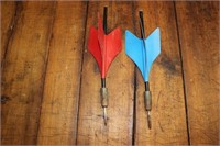 Vintage metal lawn darts