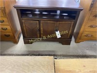 Inlaid TV Stand and Bookcase