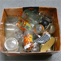 Assorted Glassware - Coca Cola Glasses - Jars