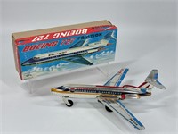 ALPS JAPAN TIN FRICTION BOEING 727 AIRPLANE W/ BX