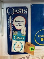 Oasis cigarette classic thermometer 13 x 6