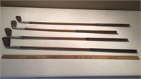 (4) HICKORY STICK IRONS