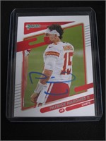 2021 DONRUSS PATRICK MAHOMES AUTOGRAPH