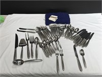 1991 Ralph Lauren Equestrian Stainless Flatware