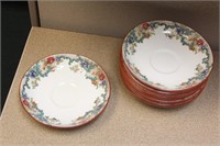 Set of Ten Cauldon Saucers