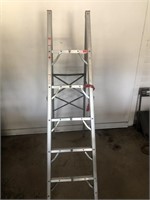 6 ft. Z-Tech Folding ladder. Folds up to for