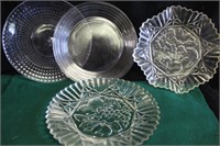 Collection of Clear Serving Dishes