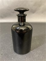 Elizabeth Arden Black Glass Empty Perfume Bottle