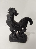 Solid Cast Iron Rooster Doorstop. U15A