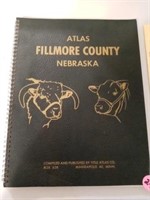ATLAS FILLMORE COUNTY NEBRASKA 1963 AND PLAT BOOK