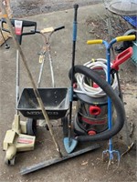 Craftsman edger, Shop-Vac, yard spreader, garden