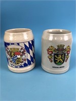 2 German Beer Stine