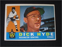 1960 TOPPS #193 DICK HYDE SENATORS VINTAGE