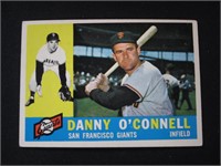 1960 TOPPS #192 DANNY O'CONNELL GIANTS