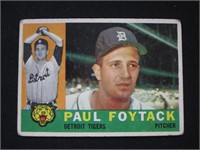 1960 TOPPS #364 PAUL FOYTACK TIGERS