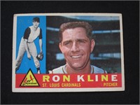 1960 TOPPS #197 RON KLINE CARDINALS