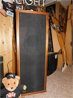 Pair of Epicure speakers, 38"H