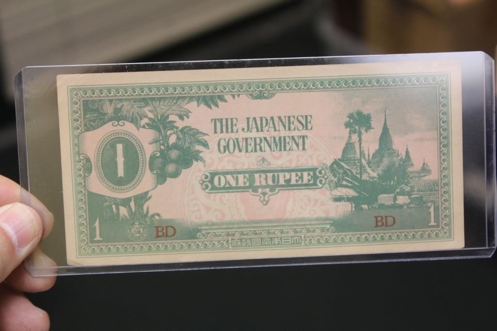 Japanese Government One Rupee Note