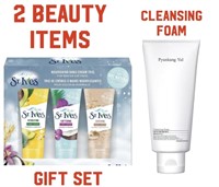 2 NEW BEAUTY ITEMS / ST IVES GIFT SET / 3 PIECE /