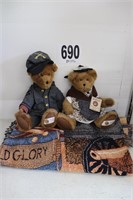 (2) Boyd's Bears Civil War Edition with Matching