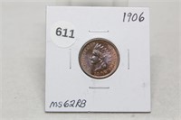 WOW-1906 MD62RB Indian Head Cent