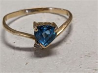 MARKED 14K RING WITH STONE