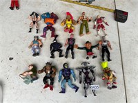 15- assorted toy action figures
