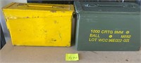 L - LOT OF 2 EMPTY AMMO BOXES (G70)