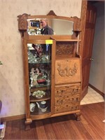 ANTIQUE DROP FRONT SECRETARY