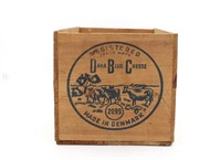 Dana Blue Cheese 2099 Denmark Wooden Crate Box