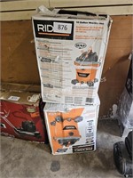 2- ridgid 12g wet/dry vacs