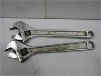 Two - 12" CRESCENT Brand Wrenches