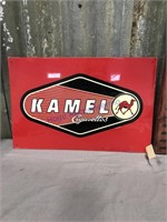 Kamel tin sign--17.5 x 11.5