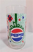 Pepsi Cola Christmas Drinking Glass